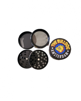 Broyeur Métal – Bulldog (Noir, Argent ou Or